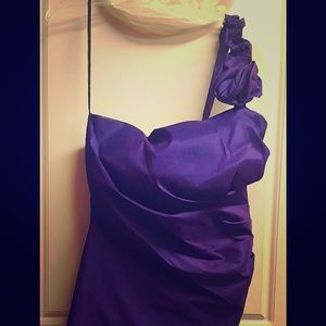 Purple prom dress